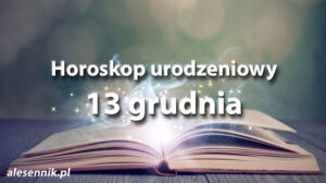 Horoskop urodzeniowy 13 grudnia - alesennik.pl